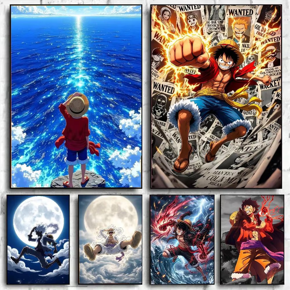 Photo Mosaic Print - ダイヤモンドペインティング 日本アニメ ルフィ ワンピース ダイヤモンドモザイクアートワーク クリエイティブな手作り